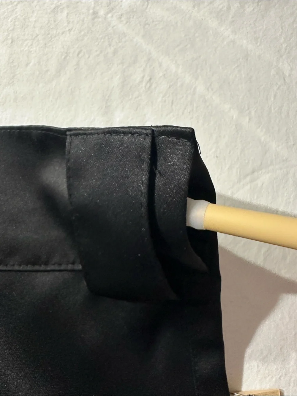 Black Sateen Fabric Blackout Panels (2)